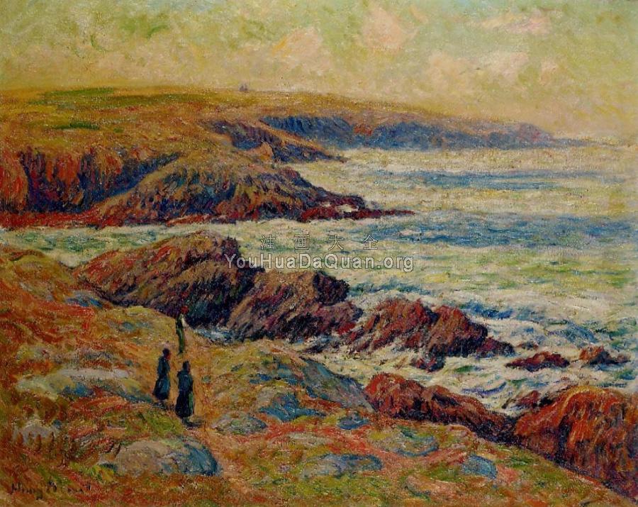 The Coast near Douarnenez - 亨利·莫雷
